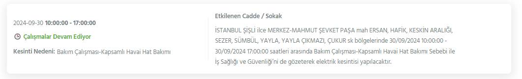 Bu geceden itibaren başlıyor! İstanbul'un 15 ilçesinde elektrikler kesiliyor 8